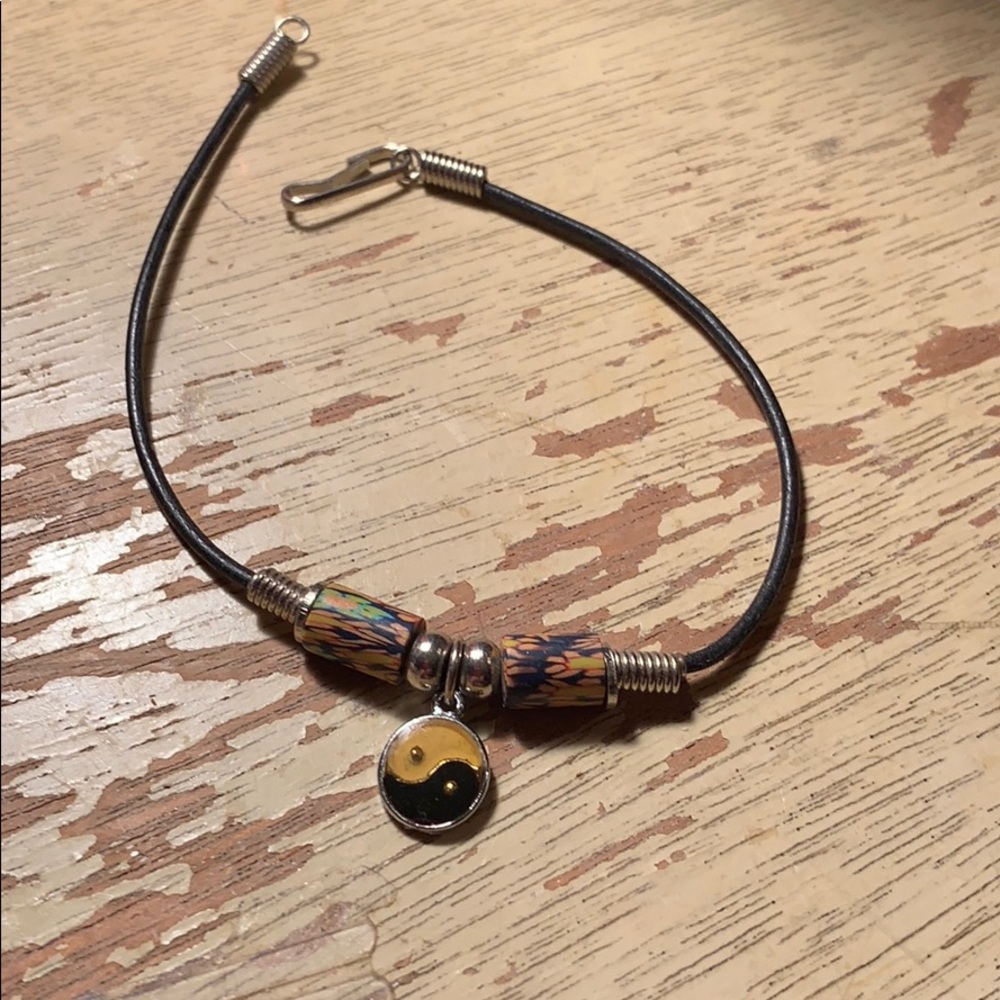 Beautiful Boho Yin Yang Arm or Ankle Bracelet.